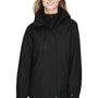 North End Womens Caprice 3-in-1 Waterproof Full Zip Hooded Jacket - Black