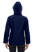 North End 78178 Womens Caprice 3-in-1 Full Zip Hooded Jacket Navy Blue Back