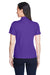 Core 365 78181 Womens Origin Performance Moisture Wicking Short Sleeve Polo Shirt Purple Back