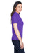 Core 365 78181 Womens Origin Performance Moisture Wicking Short Sleeve Polo Shirt Purple Side