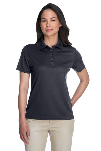 Core 365 78181 Womens Origin Performance Moisture Wicking Short Sleeve Polo Shirt Carbon Grey Front
