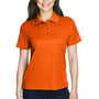 Core 365 Womens Origin Performance Moisture Wicking Short Sleeve Polo Shirt - Campus Orange