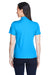 Core 365 78181 Womens Origin Performance Moisture Wicking Short Sleeve Polo Shirt Electric Blue Back