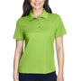 Core 365 Womens Origin Performance Moisture Wicking Short Sleeve Polo Shirt - Acid Green