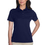Core 365 Womens Origin Performance Moisture Wicking Short Sleeve Polo Shirt - Classic Navy Blue