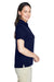 Core 365 78181 Womens Origin Performance Moisture Wicking Short Sleeve Polo Shirt Navy Blue Side