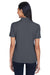 Core 365 78181P Womens Origin Performance Moisture Wicking Short Sleeve Polo Shirt w/ Pocket Carbon Grey Back