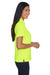Core 365 78181P Womens Origin Performance Moisture Wicking Short Sleeve Polo Shirt w/ Pocket Safety Yellow Side