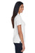 Core 365 78181P Womens Origin Performance Moisture Wicking Short Sleeve Polo Shirt w/ Pocket White Side