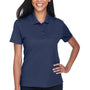 Core 365 Womens Origin Performance Moisture Wicking Short Sleeve Polo Shirt w/ Pocket - Classic Navy Blue