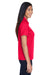Core 365 78181P Womens Origin Performance Moisture Wicking Short Sleeve Polo Shirt w/ Pocket Red Side