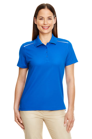 Core 365 78181R Womens Radiant Performance Moisture Wicking Short Sleeve Polo Shirt Royal Blue Front