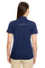 Core 365 78181R Womens Radiant Performance Moisture Wicking Short Sleeve Polo Shirt Navy Blue Back