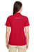 Core 365 78181R Womens Radiant Performance Moisture Wicking Short Sleeve Polo Shirt Red Back