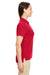 Core 365 78181R Womens Radiant Performance Moisture Wicking Short Sleeve Polo Shirt Red Side