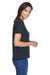 Core 365 78182 Womens Pace Performance Moisture Wicking Short Sleeve Crewneck T-Shirt Carbon Grey Side