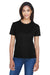 Core 365 78182 Womens Pace Performance Moisture Wicking Short Sleeve Crewneck T-Shirt Black Front