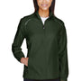 Core 365 Womens Motivate Water Resistant Full Zip Jacket - Forest Green