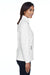Core 365 78183 Womens Motivate Water Resistant Full Zip Jacket White Side