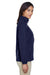 Core 365 78183 Womens Motivate Water Resistant Full Zip Jacket Navy Blue Side