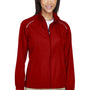 Core 365 Womens Motivate Water Resistant Full Zip Jacket - Classic Red