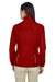 Core 365 78183 Womens Motivate Water Resistant Full Zip Jacket Red Back