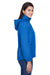 Core 365 78189 Womens Brisk Full Zip Hooded Jacket Royal Blue Side