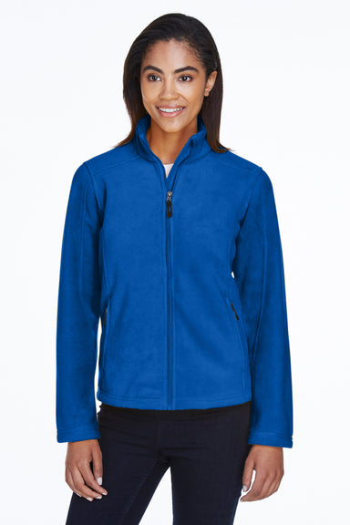 Core 365 78190 Womens Journey Full Zip Fleece Jacket Royal Blue Front