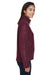 Core 365 78190 Womens Journey Full Zip Fleece Jacket Burgundy Side