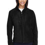 Core 365 Womens Journey Pill Resistant Fleece Full Zip Jacket - Black