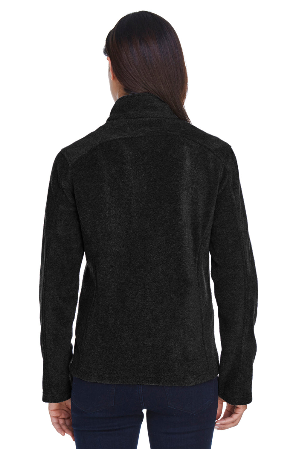 Core 365 78190 Womens Journey Full Zip Fleece Jacket Black Back