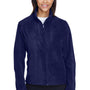 Core 365 Womens Journey Pill Resistant Fleece Full Zip Jacket - Classic Navy Blue