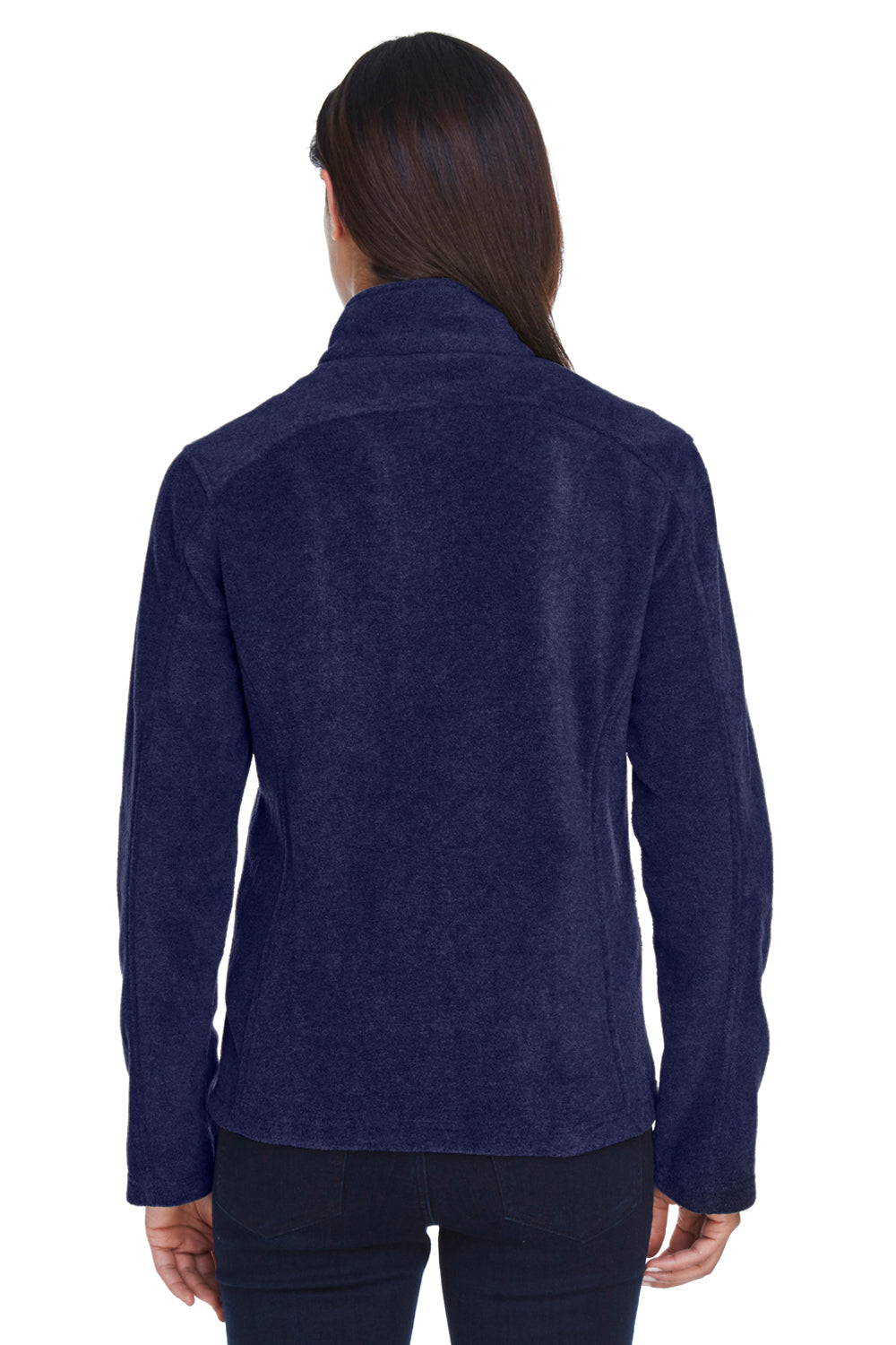 Core 365 78190 Womens Journey Full Zip Fleece Jacket Navy Blue Back