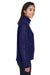 Core 365 78190 Womens Journey Full Zip Fleece Jacket Navy Blue Side