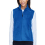 Core 365 Womens Journey Pill Resistant Fleece Full Zip Vest - True Royal Blue