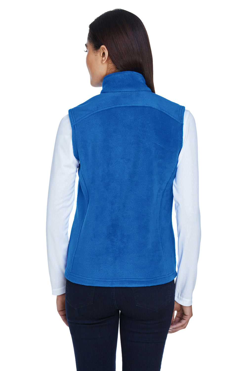 Core 365 78191 Womens Journey Full Zip Fleece Vest Royal Blue Back