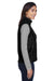 Core 365 78191 Womens Journey Full Zip Fleece Vest Black Side