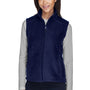Core 365 Womens Journey Pill Resistant Fleece Full Zip Vest - Classic Navy Blue
