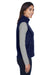 Core 365 78191 Womens Journey Full Zip Fleece Vest Navy Blue Side