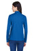 Core 365 78192 Womens Pinnacle Performance Moisture Wicking Long Sleeve Polo Shirt Royal Blue Back