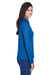Core 365 78192 Womens Pinnacle Performance Moisture Wicking Long Sleeve Polo Shirt Royal Blue Side