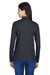 Core 365 78192 Womens Pinnacle Performance Moisture Wicking Long Sleeve Polo Shirt Carbon Grey Back