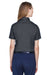Core 365 78194 Womens Optimum Short Sleeve Button Down Shirt Carbon Grey Back