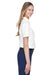 Core 365 78194 Womens Optimum Short Sleeve Button Down Shirt White Side