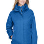 Core 365 Womens Region 3-in-1 Water Resistant Full Zip Hooded Jacket - True Royal Blue