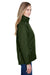 Core 365 78205 Womens Region 3-in-1 Water Resistant Full Zip Hooded Jacket Forest Green Side