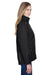 Core 365 78205 Womens Region 3-in-1 Water Resistant Full Zip Hooded Jacket Black Side