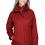 Core 365 Womens Region 3-in-1 Water Resistant Full Zip Hooded Jacket - Classic Red