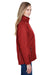 Core 365 78205 Womens Region 3-in-1 Water Resistant Full Zip Hooded Jacket Red Side