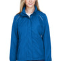 Core 365 Womens Profile Water Resistant Full Zip Hooded Jacket - True Royal Blue